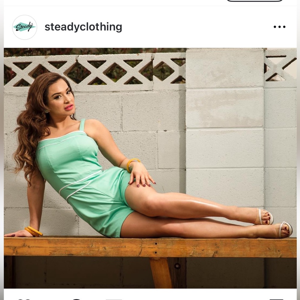 Steady Clothing Summer Breeze Playsuit - Teal, Size - medium